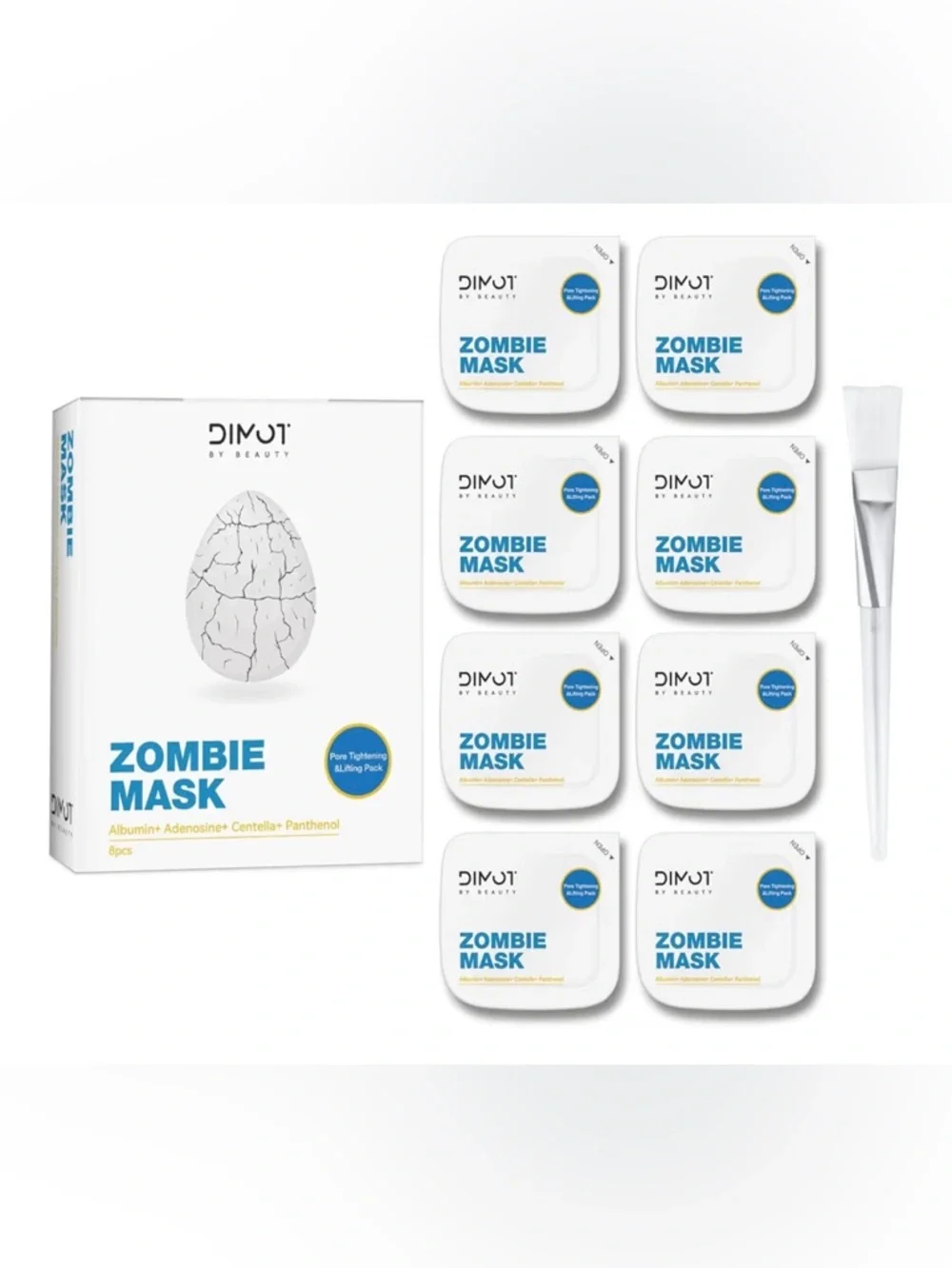 Macai DIMOT Zombie Mask Pore Tightening & Lifting Pack — White 8pcs